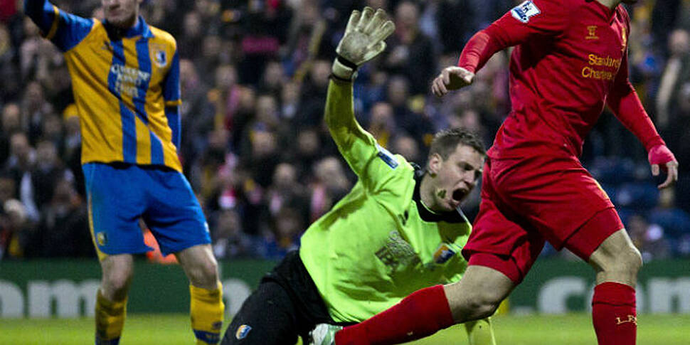 Mansfield keeper can&#39;t...