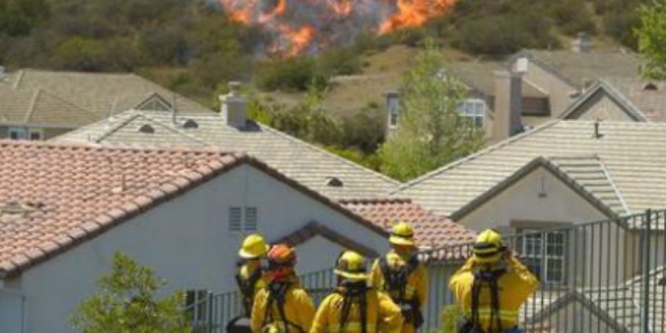 Wildfire rages in California