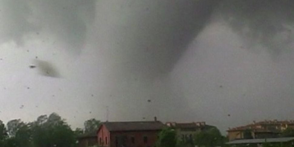 Tornado hits Northern Italy