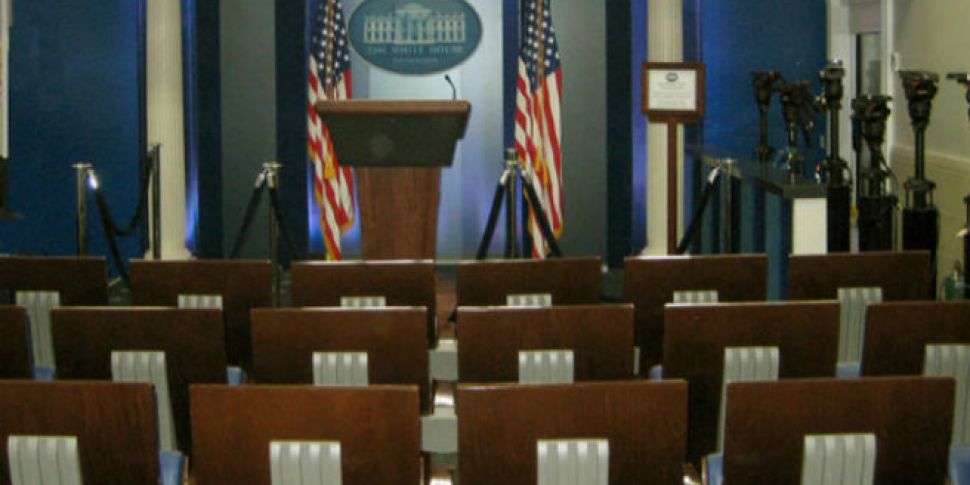 White House press room evacuat...