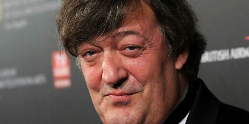 Entertainer Stephen Fry reveal...