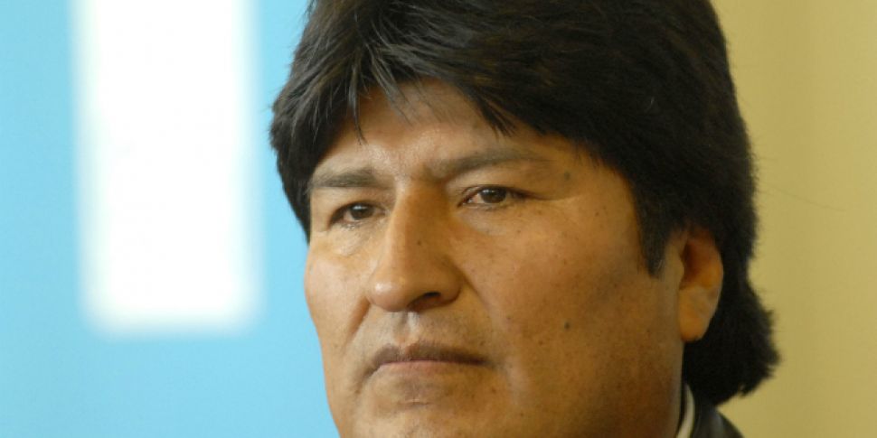Plane of Bolivian President di...