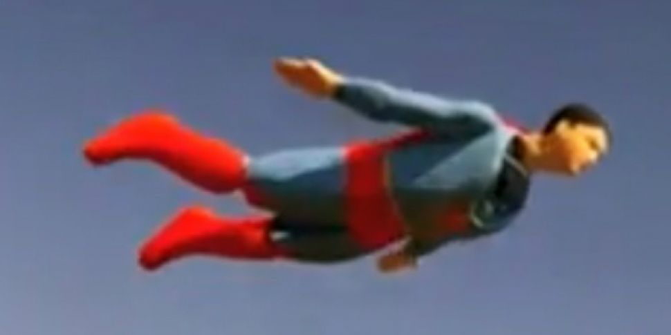 Life-size Superman plane takes...