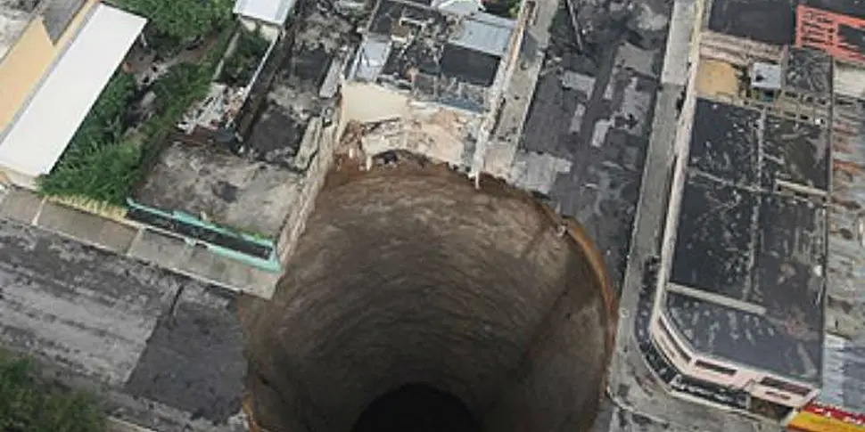 What dangers do sinkholes pose...