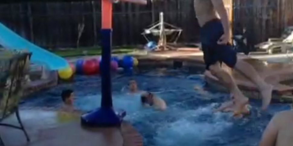 VIDEO: The art of pool slam du...