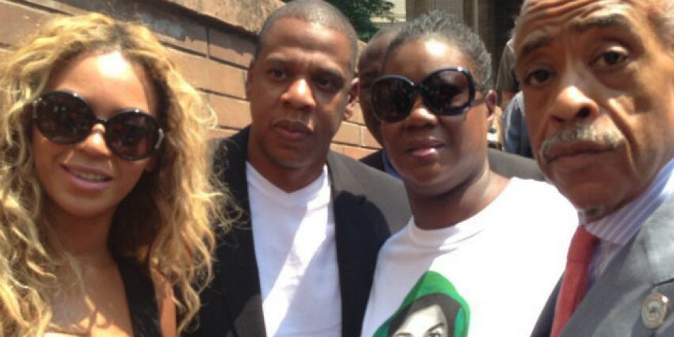 Jay Z and Beyonce join march f...