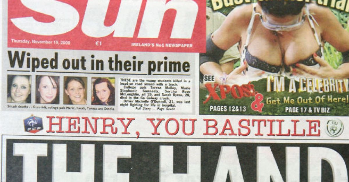 The Irish Sun drops Page 3 girls