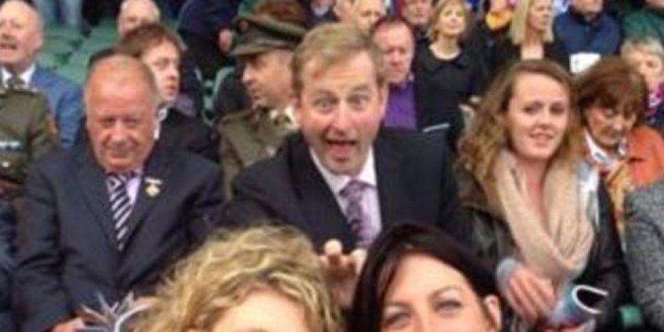 PIC: What is Enda Kenny doing...