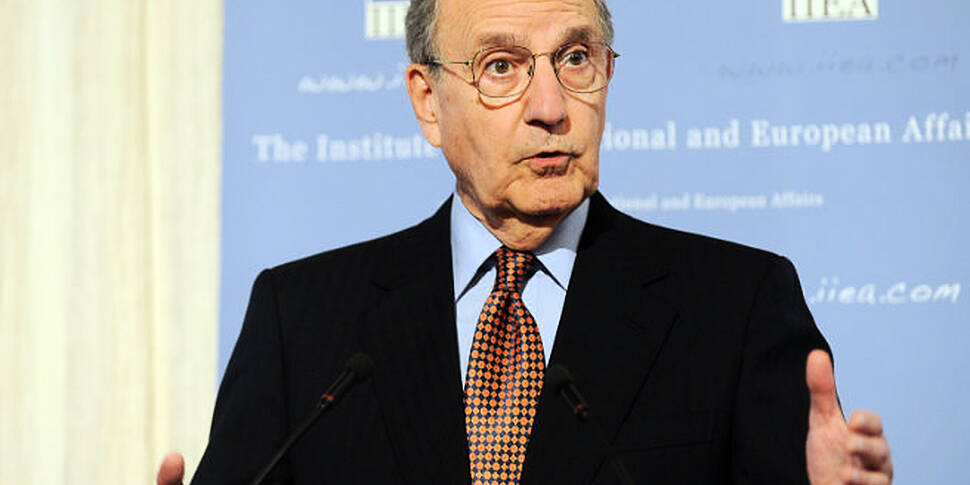 Senator George Mitchell among...