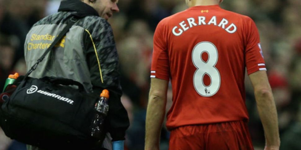 Gerrard out for six weeks with...