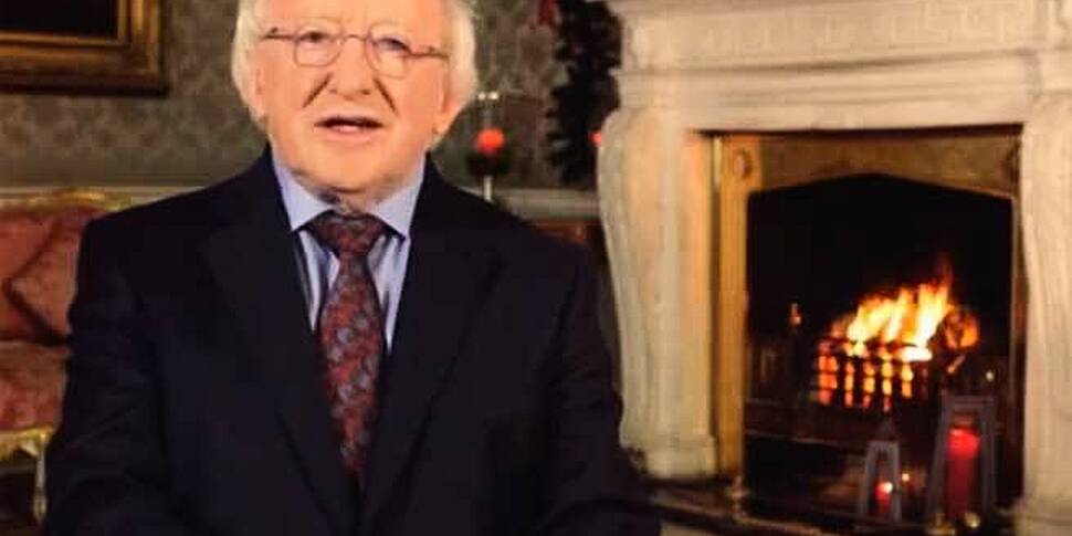 President Higgins gives &#...