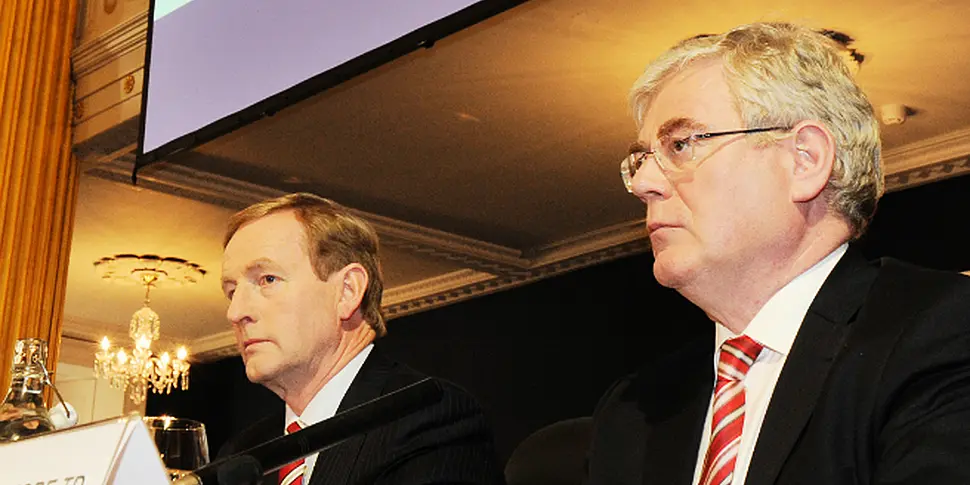 Taoiseach and Tanaiste at odds...