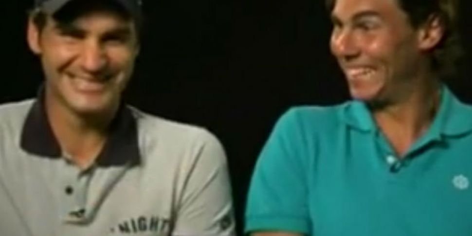 VIDEO: Federer and Nadal havin...
