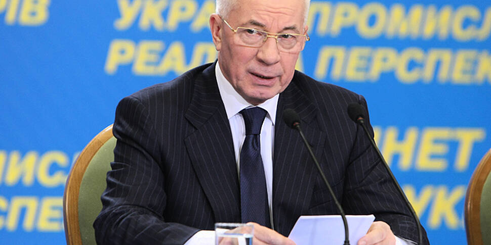 Ukraine PM Mykola Azarov quits...