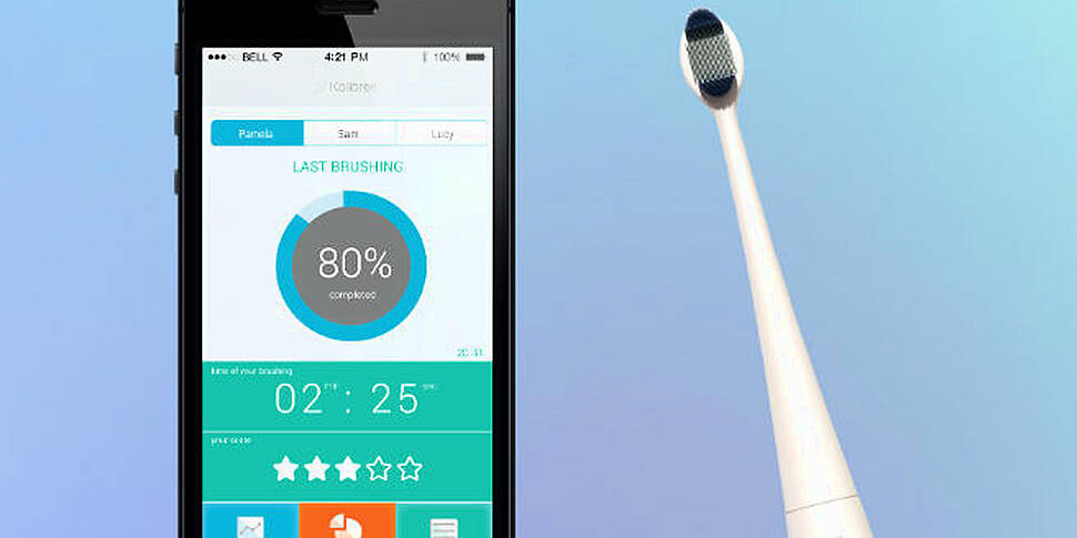 The toothbrush that monitors y...