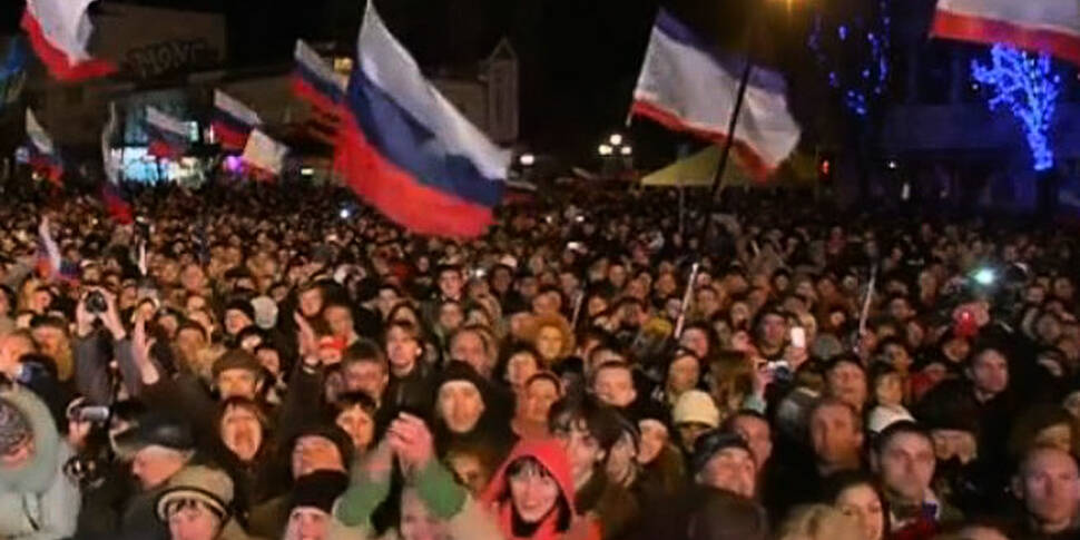 AUDIO: Landslide Crimea vote t...