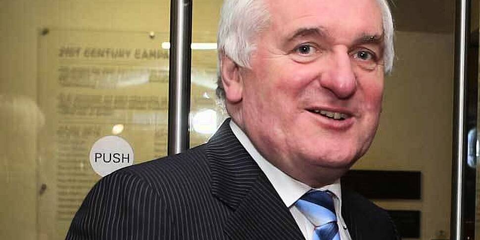 Former Taoiseach Bertie Ahern...