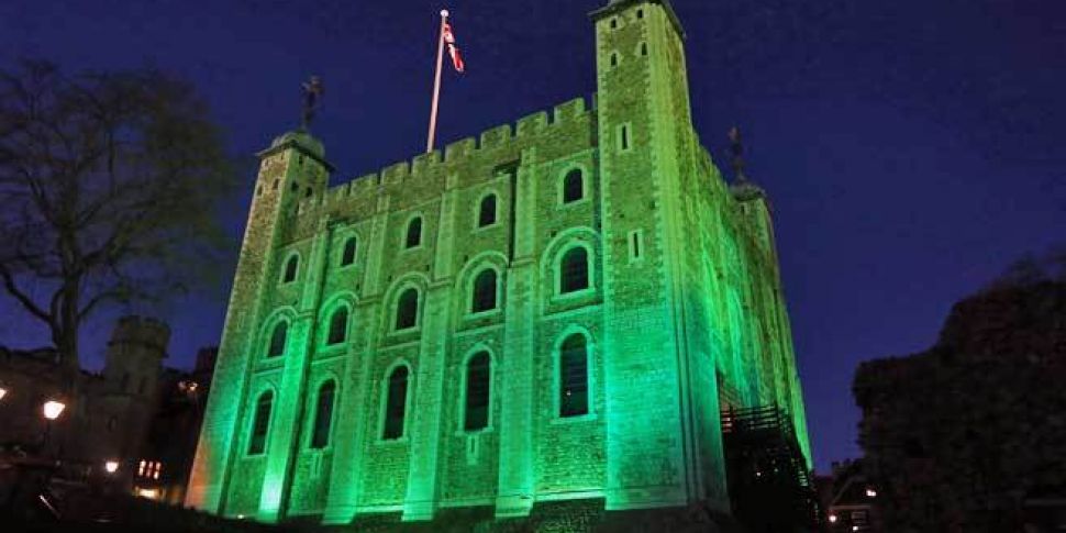 Tower of London goes green to...