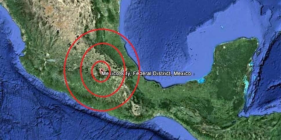 Mexico City hit by magnitude 7...