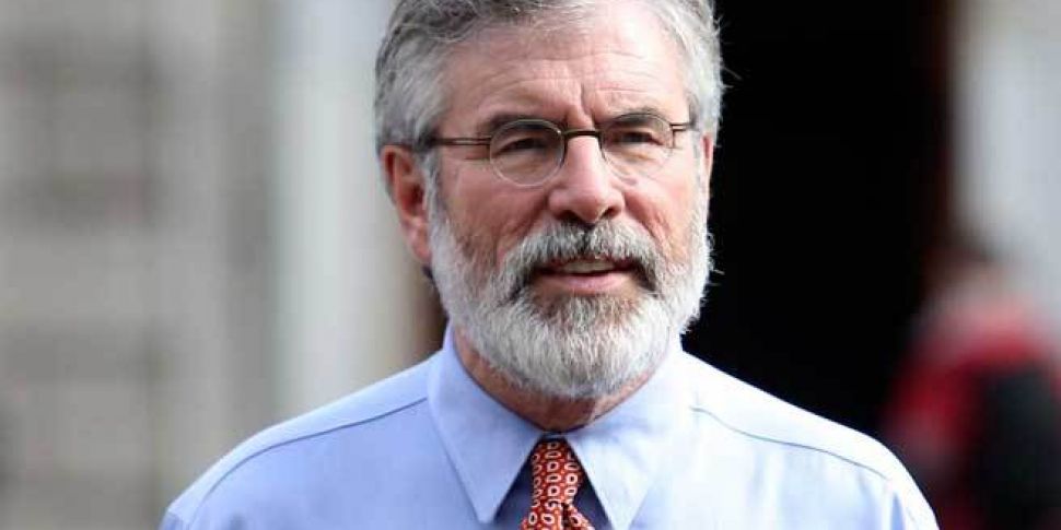 Gerry Adams has spent a third...