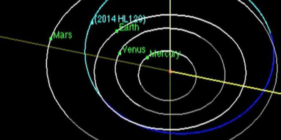 Asteroid hurtles past Earth at...