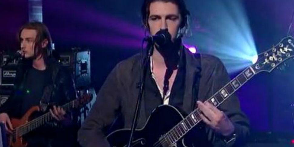 Hozier played David Letterman...