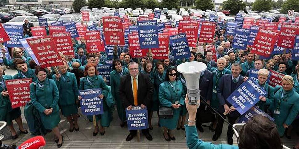 Aer Lingus staff who took part...