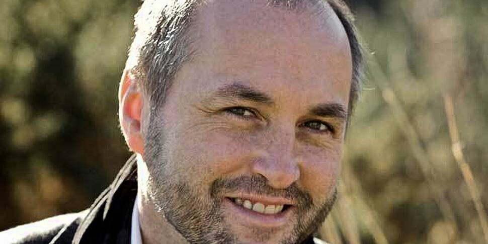 Irish novelist Colum McCann ho...