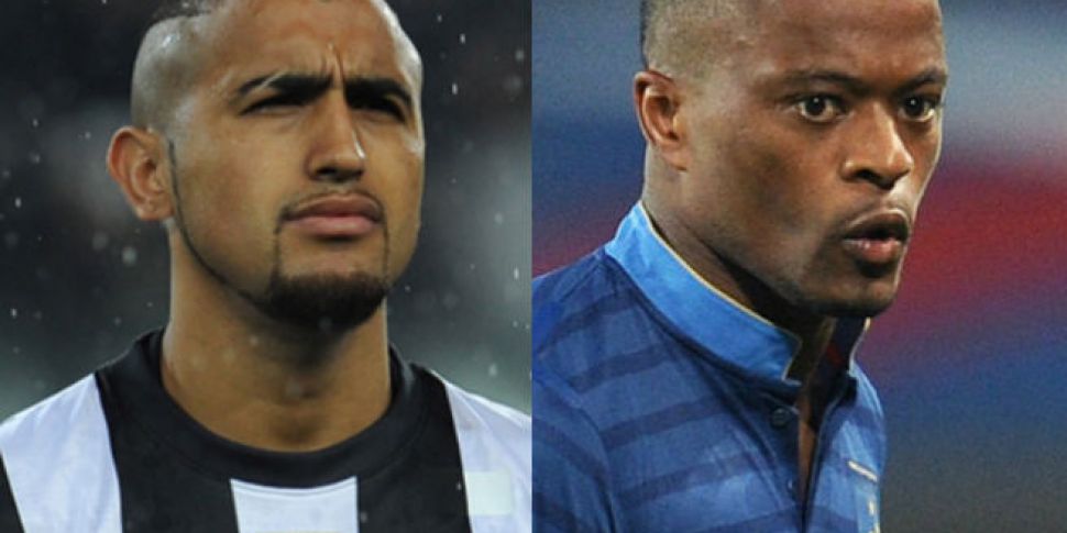 Evra and Vidal to go in opposi...