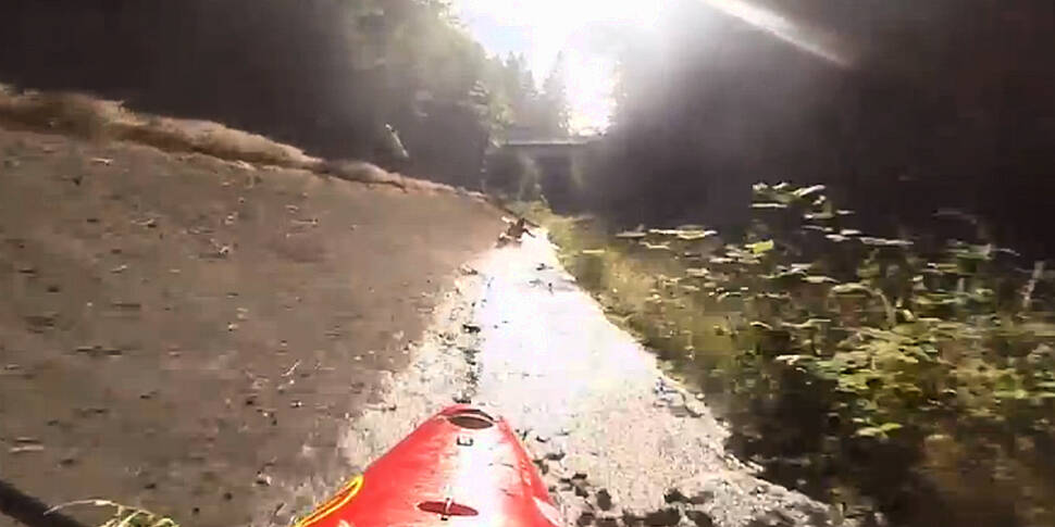 GoPro camera captures kayakers...