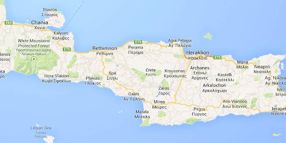 Two Irish men drown in Crete