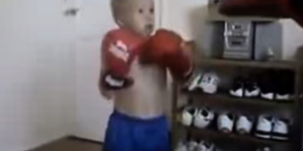 Have you seen this toddler MMA...