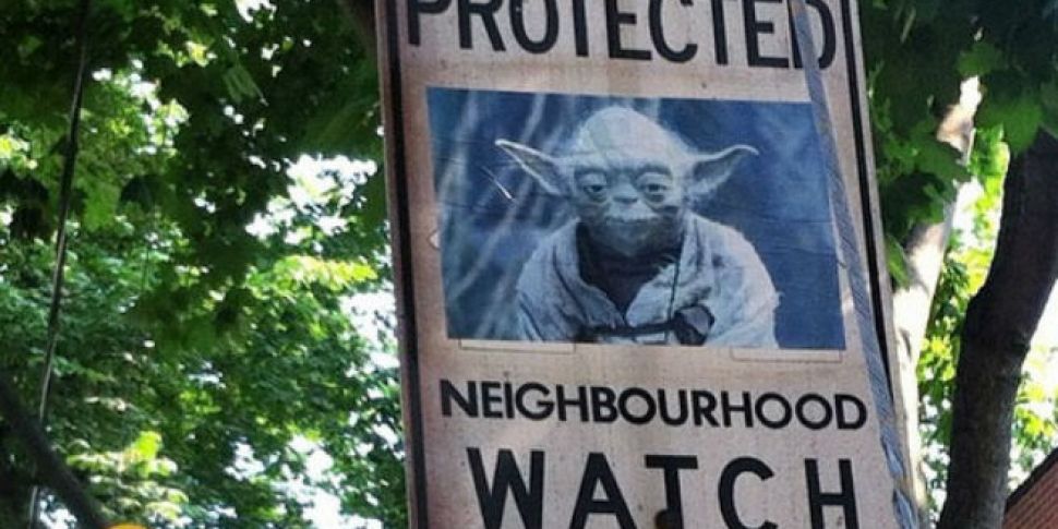 Neighbourhood watch signs get...