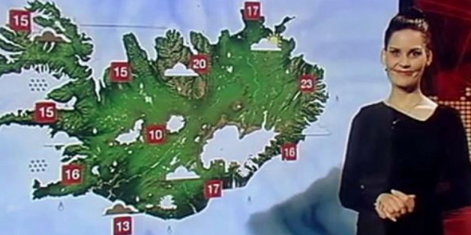 Iceland gives weather forecast...
