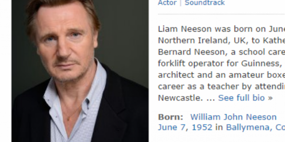 Liam Neeson used a very partic...