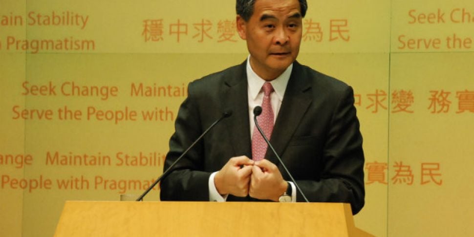 Hong Kong leader to meet stude...