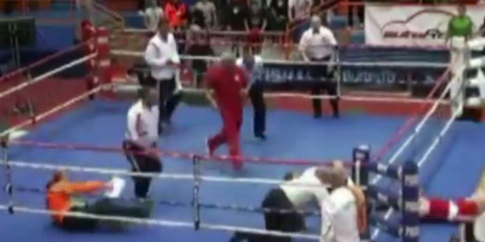 VIDEO: Boxer viciously attacks...