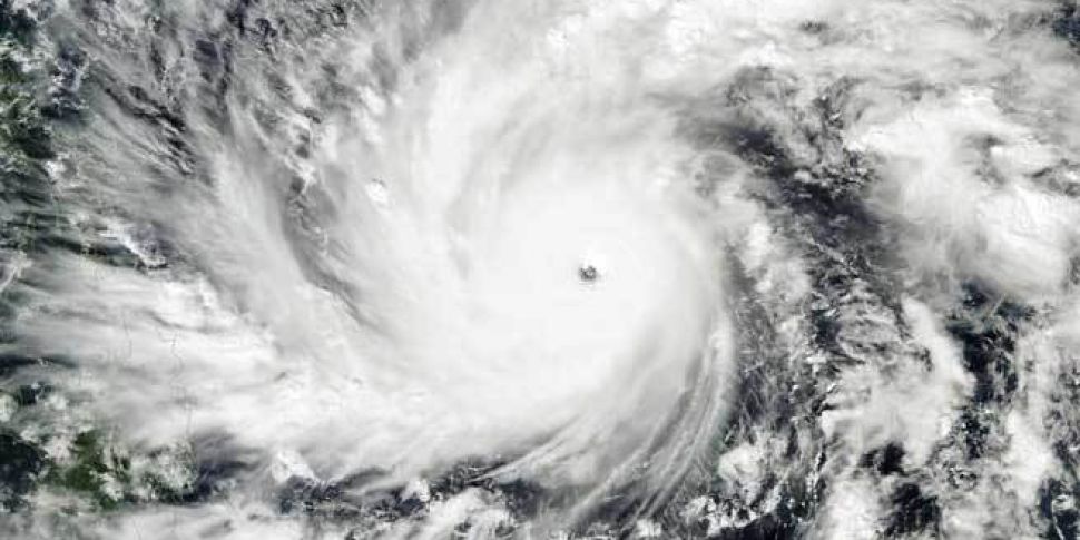 Typhoon Hagupit slams into the...