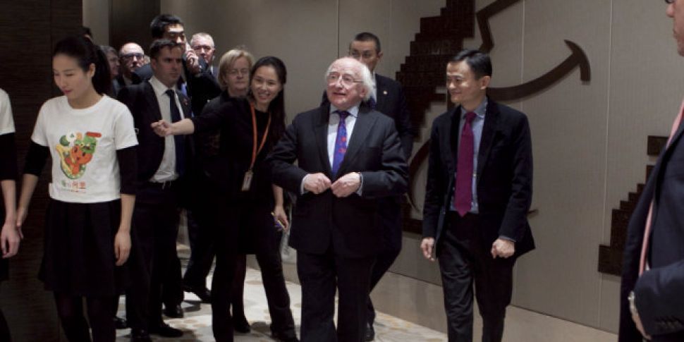 President Higgins meets with A...