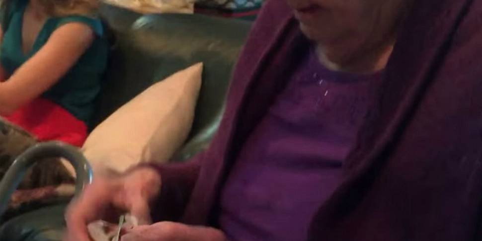 VIDEO: Grandma gets a chocolat...