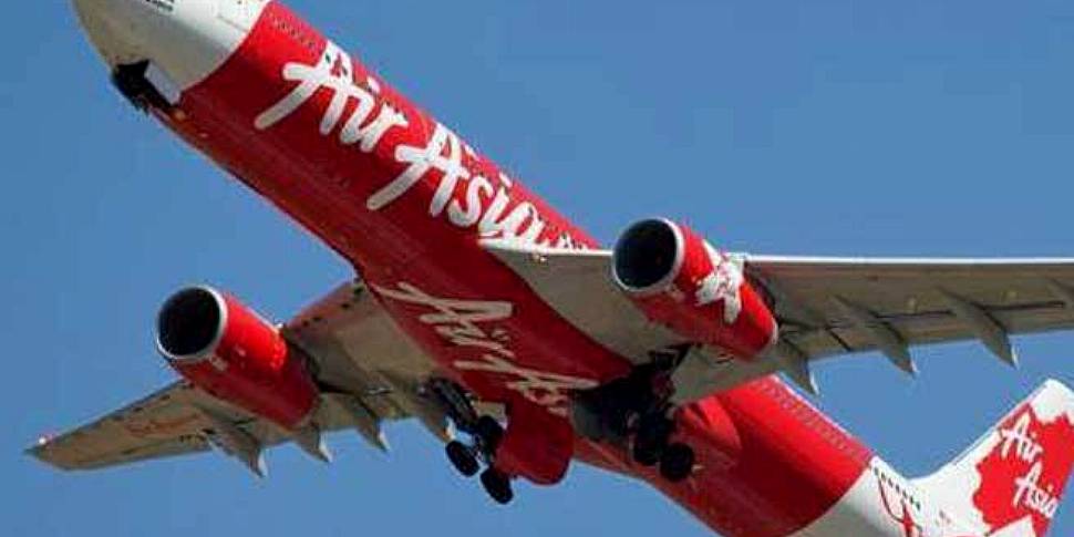 Tail of crashed AirAsia plane...