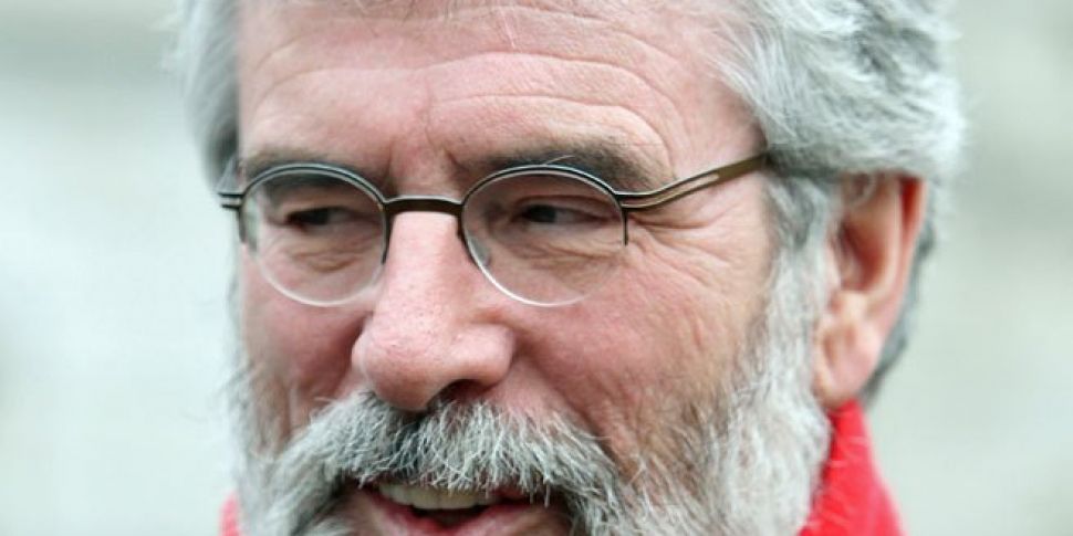 Adams insists Sinn Fein wants...