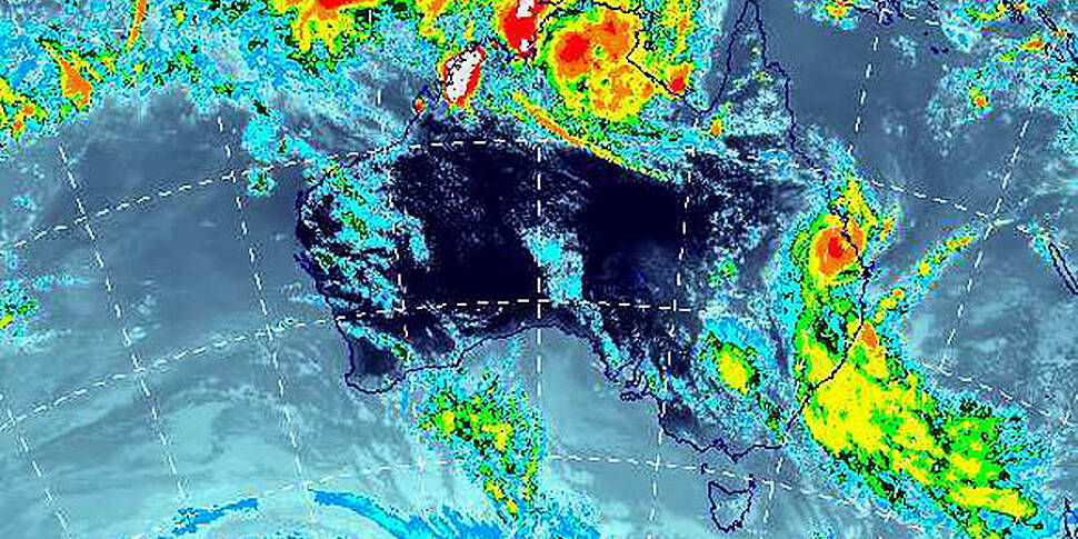 VIDEO: Two massive cyclones hi...