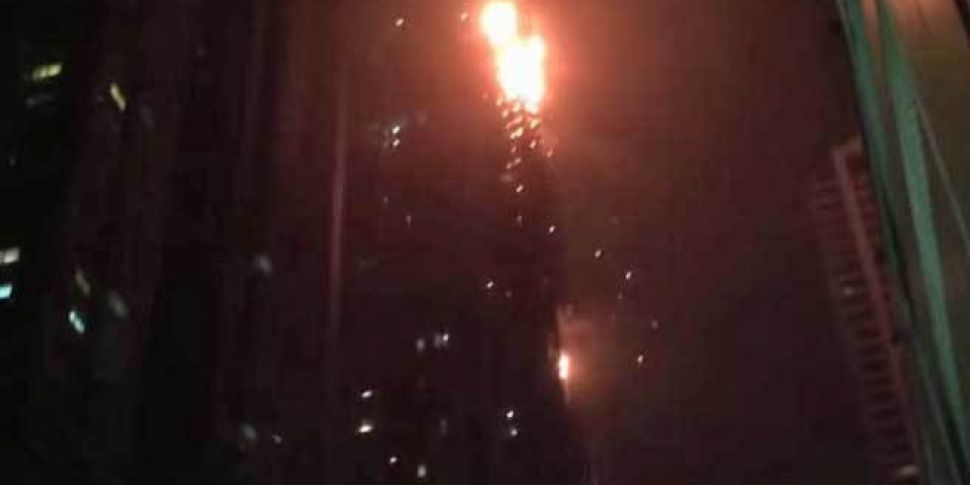 VIDEO: Fire engulfs The Torch...