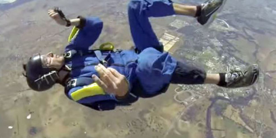 Watch Dramatic Mid Air Rescue As Skydiver Suffers Seizure Newstalk