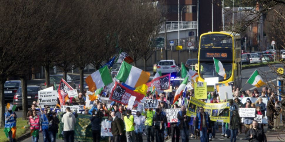 Dublin demonstration against w...