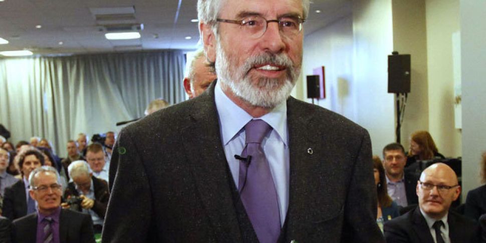 Gerry Adams sees Budget as the...