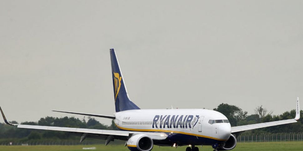 Supersonic jets escort Ryanair...