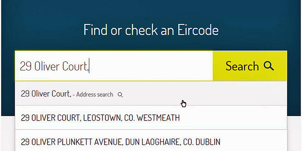 Need for Eircode back up &...