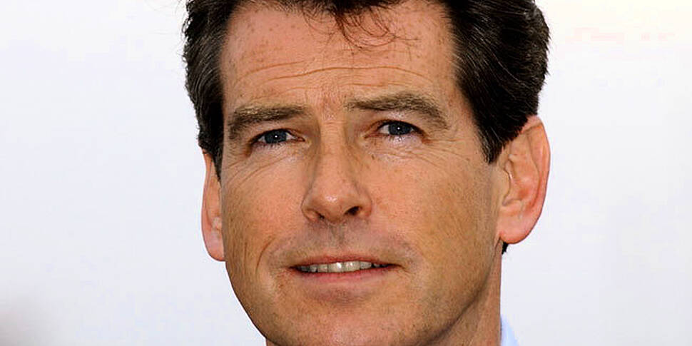 Irish actor Pierce Brosnan is...